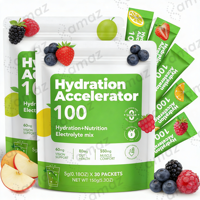Poudre d'électrolytes en sachets personnalisés OEM, marque privée, sans sucre, en vrac, supplément, mélange pour boisson énergétique