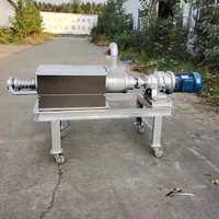Machine à nettoyer les excréments d'animaux Petit séchoir Déshydrater les porcs Engrais liquide Poulet Canard Extrudeuse de fumier