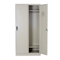 Casier métallique individuel pour vestiaire de personnel scolaire et de salle de sport, armoire de rangement pour vêtements et colis en acier pour travailleurs