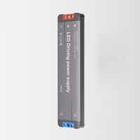 Fuente de Alimentación de CA-CC de 24 V de Aluminio Mini de Alta Eficiencia, Transformador LED sin Parpadeo y de Bajo Ruido para Dispositivos Inteligentes e Iluminación LED