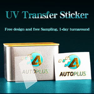 מדבקות הדפסה בהעברה UV DTF ממתכת זהב וכסף עם לוגו בהתאמה אישית, עמידות במים, באיכות גבוהה ועמידות לאורך זמן. - Product Image 5