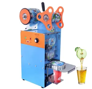 Ручная машина для запечатывания пластиковых стаканчиков, Высококачественная машина для запечатывания стаканчиков и настольная машина для запечатывания пузырьков и чая
