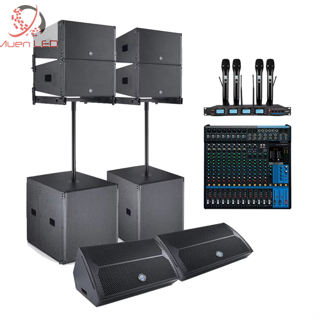 New Design Professional Active Speakers for Outdoor Show Stage Wedding Line Array Speakers Passive Professional
