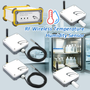 4 Sets <b>Wireless</b> <b>Temperature</b> & Humidity <b>Sensor</b> System Greenhouse Long Range Flower Room Monitor - Product Image 2
