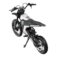 Moto électrique tout-terrain pour adultes 1500W à moteur central 48V 27Ah, roues F14 R12 pouces, 60km/h, autonomie 40km, cyclomoteur électrique, vente en gros