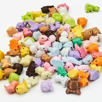 Accessoires en résine lumineux 3D pour animaux mignons en sachet surprise, pour DIY et modèles d'animaux pour maison de poupée