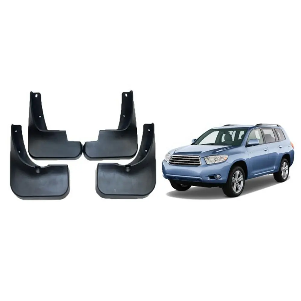 Pièces de voiture étanches et protectrices, peinture en plastique avant arrière pour Toyota Highlander 2007-2011 modèle garde-boue