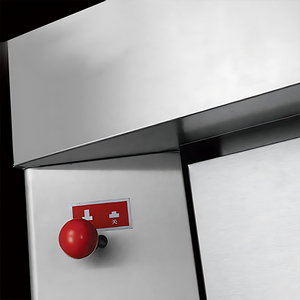 Four rotatif commercial pour la fabrication de pain pita <span class=keywords><strong>arabe</strong></span>, idéal pour les hôtels et les usines de fabrication, avec composants PLC et moteur intégrés. - Product Image 4