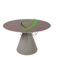 Combinaison table et chaises de salle à manger ARDOISE de luxe légère Table à manger ronde nordique de style italien moderne et minimaliste