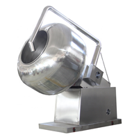 Nouvelle machine à revêtement de tambour grande capacité en acier inoxydable 304 pour sucre, snacks, graines, noix, certifiée CE