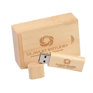 Customized Wood Photographer Gift Memory Sticks Wooden USB Flash Pen Drive For Promotions Gifts Giveaways Adverting