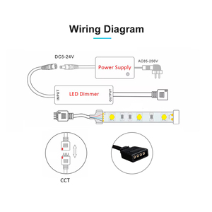 Wireless RF 17Key <span class=keywords><strong>Mini</strong></span> 6A temperatura di colore caldo bianco CCT LED <span class=keywords><strong>Controller</strong></span> per la luce a LED - Product Image 3