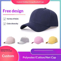 Casquette de baseball en coton avec logo imprimé, idéale pour la publicité, la restauration, le team building, le sport, le travail, et la protection solaire pour les employés – Casquette 6 panneaux brodée