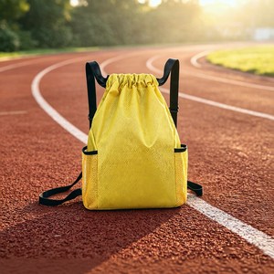 Sac à cordon personnalisé de qualité supérieure, imperméable, pour l'école, le football, la course à pied et les sports - Product Image 1