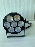 Projecteur PAR LED COB double couleur blanc chaud haute puissance 7*50W, éclairage de scène, projecteur PAR LED 400W