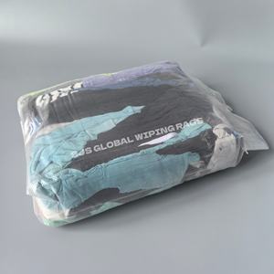 Trapos de Limpieza Industriales 100% Reciclados, Paquete de 25 lb, Trapos de Algodón Tipo Felpa de Color - Product Image 1