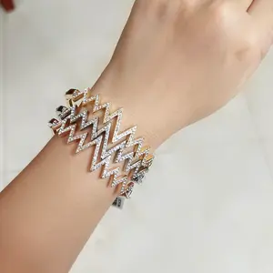 Mood Jewelry Custom Wholesale Girls Flash pattern Adjustable bracelet women geometric ECG waterproof bracelet jewelry