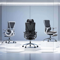 Chaise de bureau ergonomique pivotante en maille confortable KOHO, certifiée BIFMA avec vérin à gaz de classe 3, pour bureau et espace de coworking, conception ODM