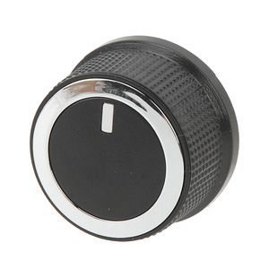 Perilla de Control de Temperatura del Aire Acondicionado Chevrolet 84793085 Negra con Anillo Plateado para Sistema de Climatización de Automóvil - Product Image 3