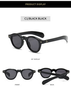 Оптовая Продажа с фабрики, Персонализированные Солнцезащитные очки с УФ-400 оттенками, модные пластиковые солнцезащитные очки, цветные солнцезащитные очки из поликарбоната, в форме лица с бриллиантами - Product Image 2