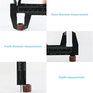 Microblading règle micromètre outil de mesure sourcil façonnage plastique coulissant Vernier pied à coulisse jauge pour utilisation de tatouage - Product Image 2