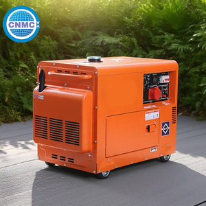 220V 380V 110V 5KVA 15kVA 4.5kW 4.6kW 5KW 5.5KW 6KW 6.5kw 7KVA 10kva Máy phát điện diesel im lặng cầm tay để bán - Product Image 1
