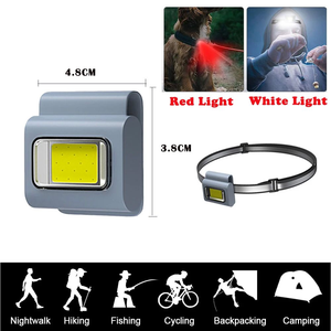 Lampe de sécurité LED rechargeable pour la nuit, mini-lampes pour la course et les chaussures avec aimant pour les coureurs, éclairage puissant avec une luminosité de 260 lumens - Product Image 4