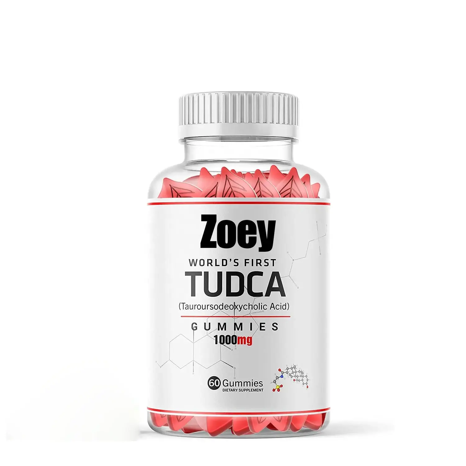 TUDCA 1000mg Gummies Premium Tauro ursodesoxychol säure zur Unterstützung der Leber für Männer und Frauen Vegane TUDCA Gallen salze