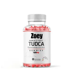 TUDCA 1000毫克软糖优质牛磺酸去氧胆酸用于男性和女性素食主义者TUDCA胆汁盐的肝脏支持