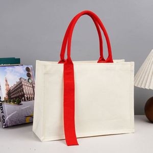 Blank <b>Large</b> Cloth Reusable Cotton Grocery Tote <b>Bags</b> <b>Gift</b> - Product Image 3