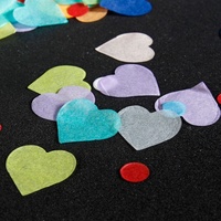 Confetti-papierresten 2,5 cm hartvormige stukjes, feestartikel voor Valentijnsdag, bruiloften, handdecoraties, ballonnen