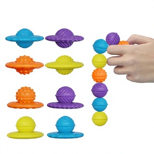Silicone UFO Magnetic <b>Fidget</b> Balls Set Anti-Stress Textured Sensory Toys Children Teens Adults Unisex ADHD Anxiety - Product Image 2