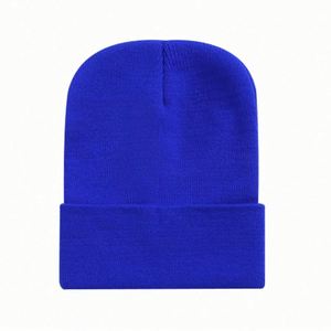 For Men Women Men's Acrylic Cuff Beanie Slouchy Knit Cap Warm Winter <b>Hat</b> Promotion Gift - Product Image 4