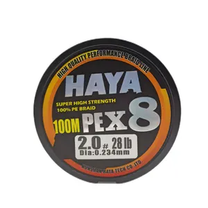 HAYA Líder Linha Pesca Trançado 8 Vertentes Fabricante Polietileno Fox Gold Pesca Linha Mono Sink Line