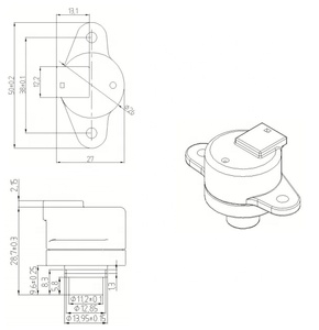 Độ chính xác cao ± 1.5% FS xe thương mại cảm biến áp suất urê Cảm biến áp suất bơm urê để đo urê SCR - Product Image 4