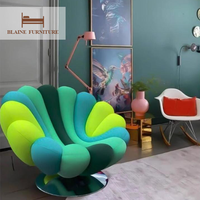 Modernes Luxus-Design Apartment Wohnzimmer Schlafzimmer Möbel Freizeit Einzelsofa Stoff Loungesessel Gepolsterter Akzentstuhl