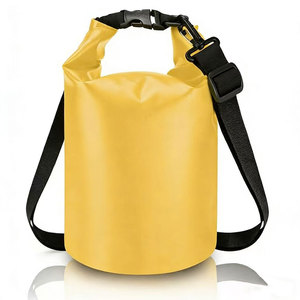 กระเป๋ากันน้ำ 2L 5L 10L 15L 20L 30L PVC สำหรับกิจกรรมกลางแจ้ง ดำน้ำ เดินป่า ตั้งแคมป์ ชายหาด ตกปลา สีพื้น ปรับแต่งได้ - Product Image 1