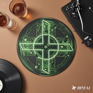 Красно-белые, серые, черные цвета, фетровые коврики из войлока для печати логотипа клиента, проигрыватель для диджея, 12 дюймов, виниловый пластиночный коврик для уменьшения вибрационных ударов - Product Image 3