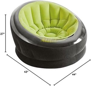 Sillón Inflable Plegable Moderno, Sofá de Aire Redondo Portátil para Uso en Interiores y Exteriores, Sala de Estar - Product Image 3