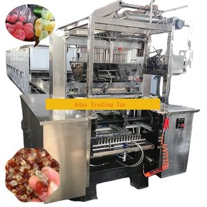 Petit lot Servo dépôt arc-en-ciel forme ronde spirale plate sucette vitamine forme Machine de production pour Gummy - Product Image 5