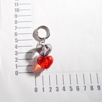 Porte-clés Perles Cœur Dessin Animé Mignon, Breloque de Sac Fille Multicolore en Résine Plastique, Cadeau Créatif pour Voitures, Sacs d'École, Étoiles, Soleil