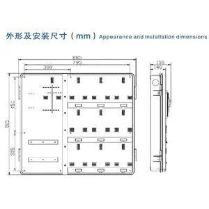 Good Price Transparent Single Phase Electric Meter Box 9 Ways Good Quality Electric Enclosure