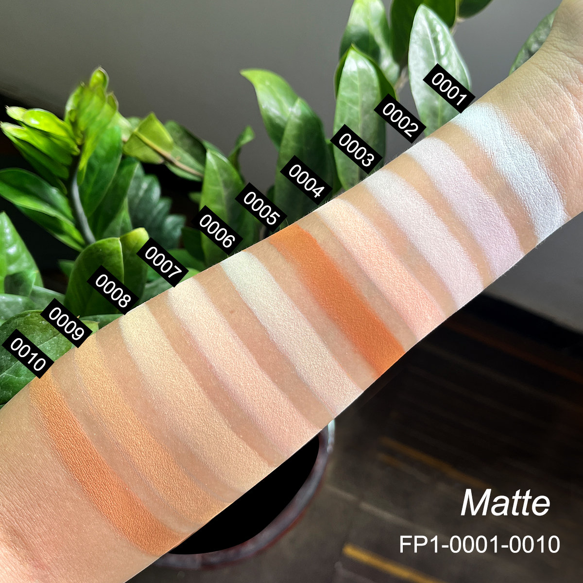 #1-liste de couleurs-palette de fard à paupières votre logo