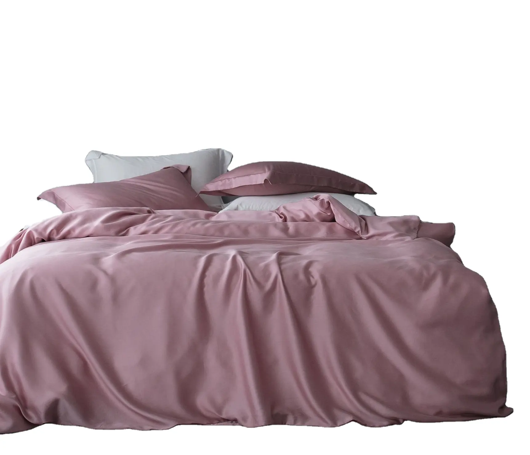 Домашний Текстиль 100% комплект постельного белья из тенселя, настраиваемый Комплект постельного белья с простыней cool sense, комплект пододеяльника