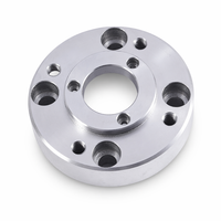 Bride personnalisée OEM en titane Gr5 Ti-6Al-4V, usinée CNC, légère, certifiée ISO/SAE, à motif de boulons personnalisé, résistante aux hautes pressions
