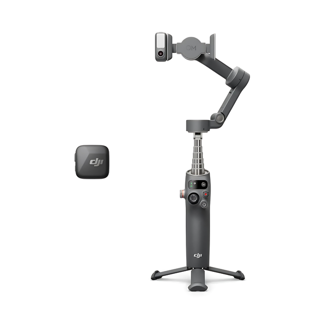 Osmo Mobile 7P All-Scene Follow-Shoot Smartphone Stabilizer, OM Intelligent Follow-Shoot Vlog Combo Anti-Shake Handheld Gimbal