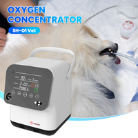Oxygénateur médical portable à télécommande 5l, mini concentrateur d'oxygène avec poignée pour vétérinaire
