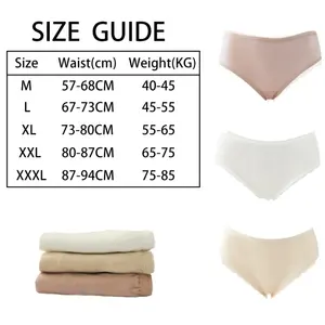 High Quality Disposable Cotton Panties For Women Breathable Seamless XL Size Elastic Fabric For Travel Hospital Stays