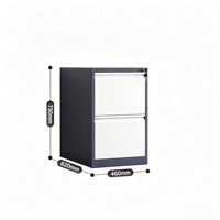 Armoire de rangement pour dossiers en acier antirouille avec rangement multi-niveaux pour une gestion efficace des documents, utilisation en chambre et à l'école