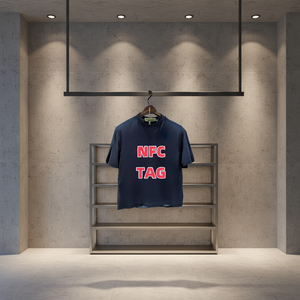 T-shirt unisexe de haute qualité avec impression NFC personnalisée, style streetwear, imprimé lettres vintage, coupe oversize pour homme - Product Image 1